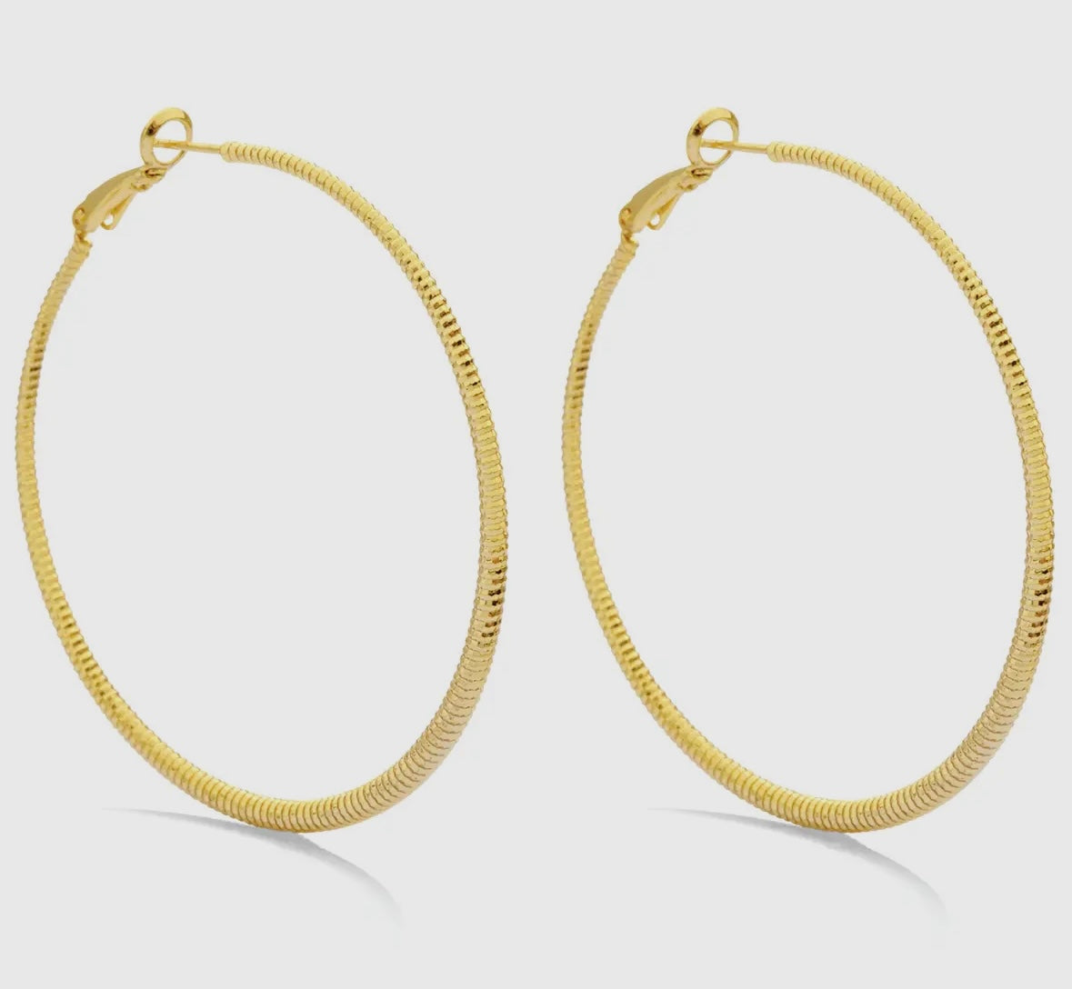 Large Shimmer Hoops