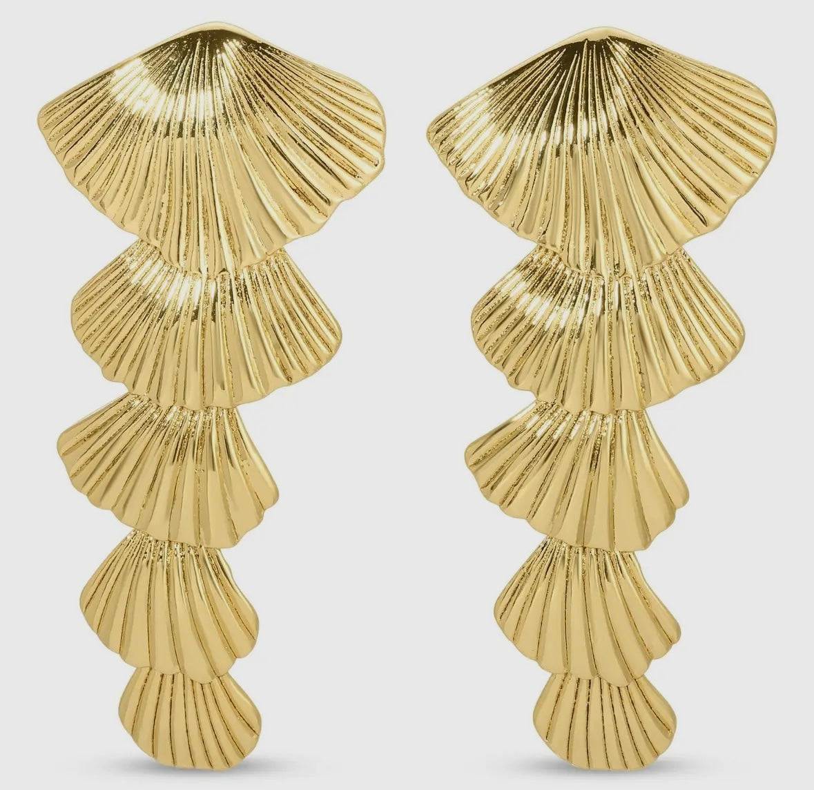 Long Shell earrings