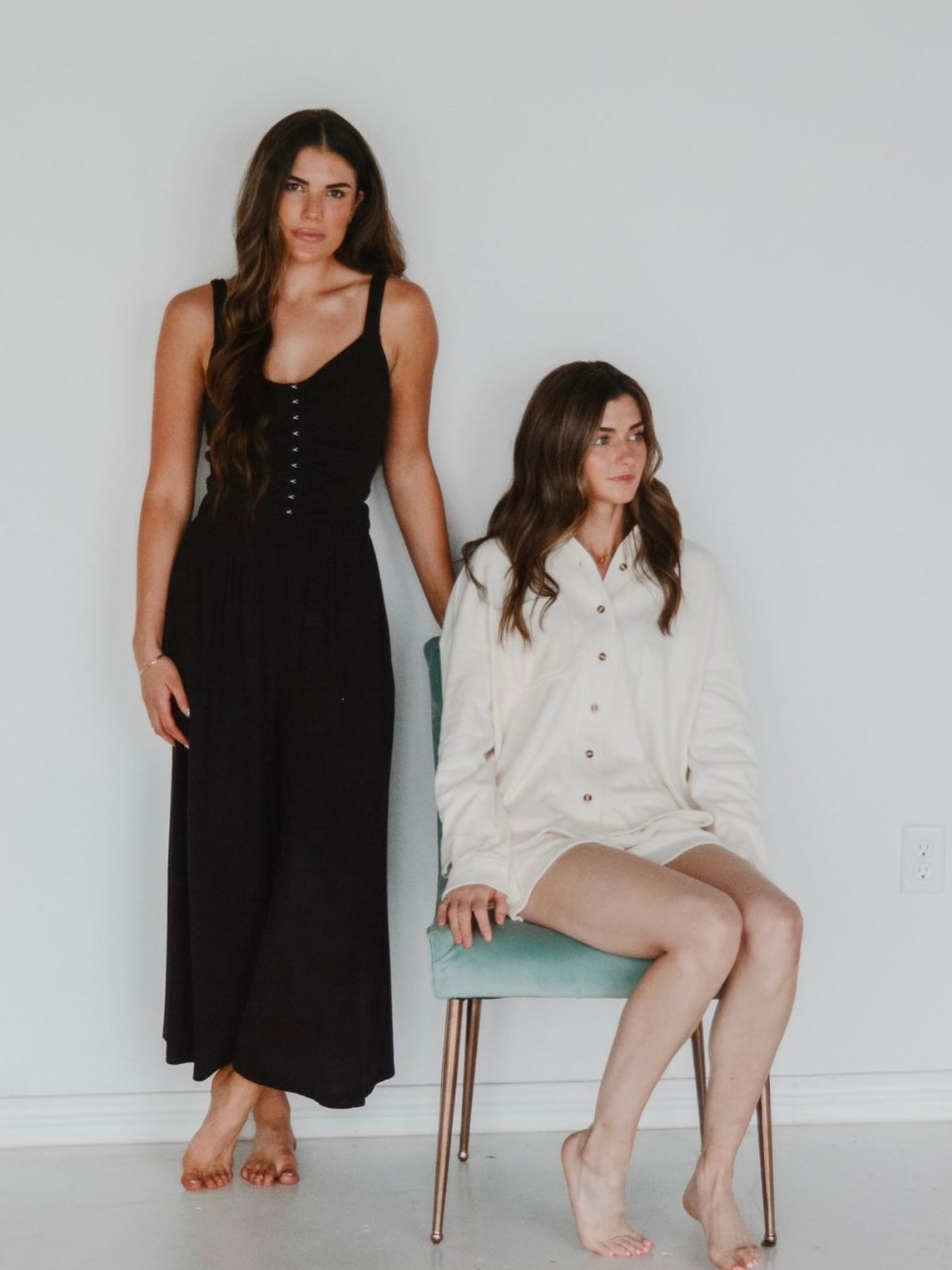 Sully Wide Leg Rib Pant