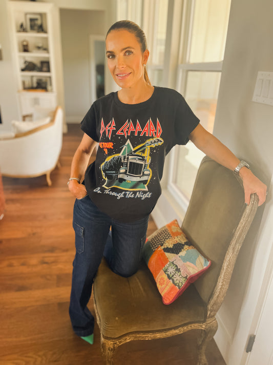 Def Leppard On Through The Night Tee