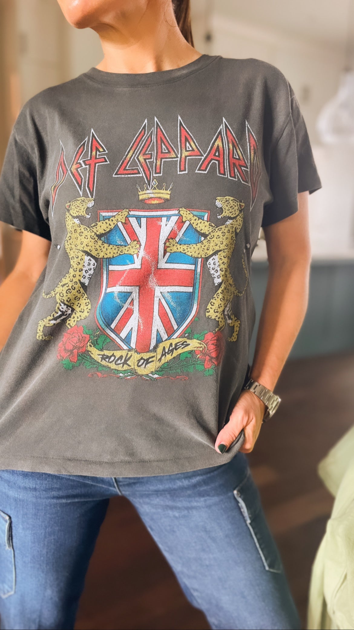 DEF LEPPARD ROCK OF AGES TOUR TEE