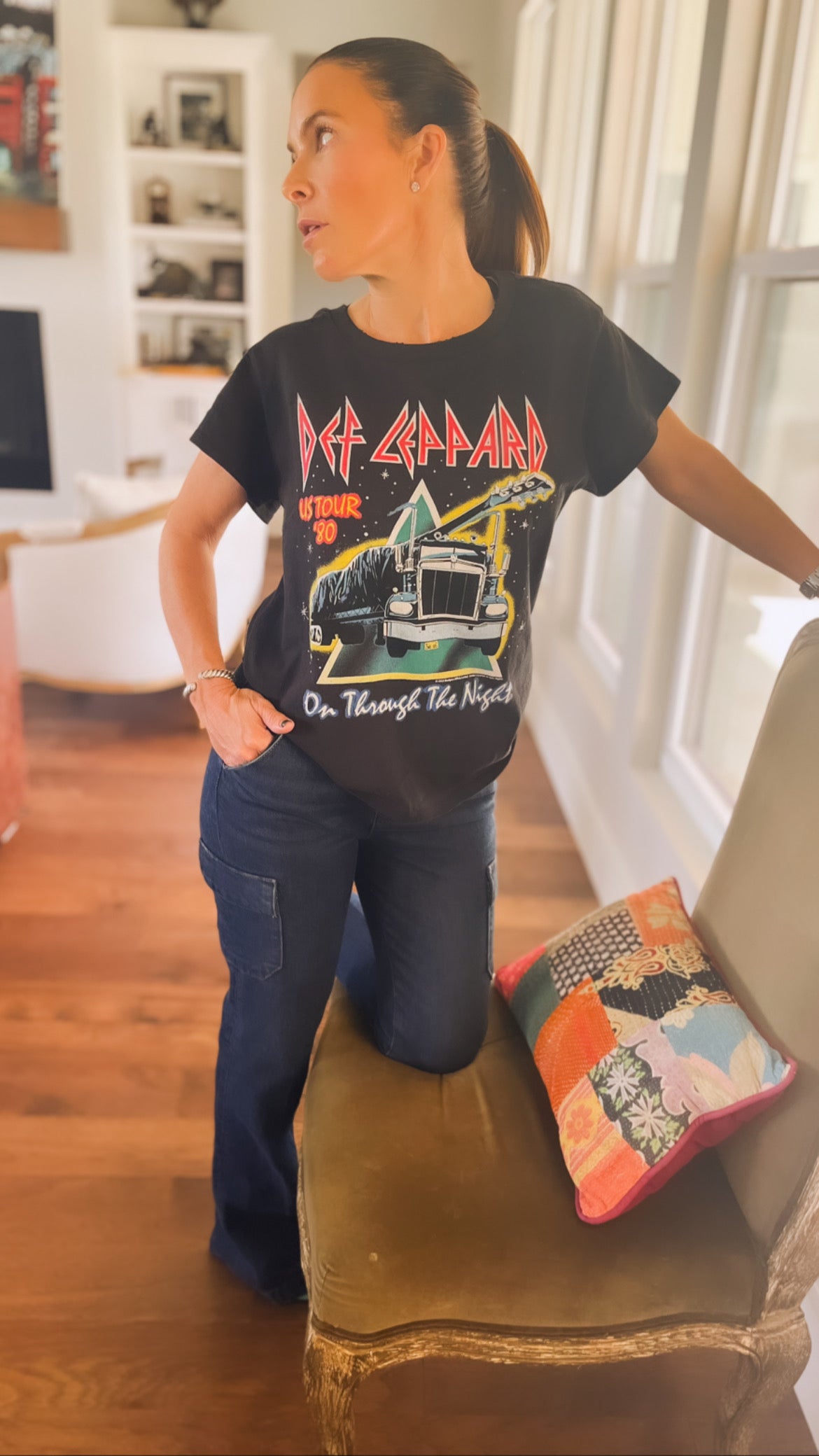 Def Leppard On Through The Night Tee