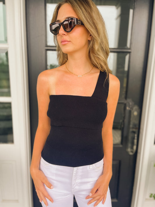 Sylvie Sleeveless Sweater Top