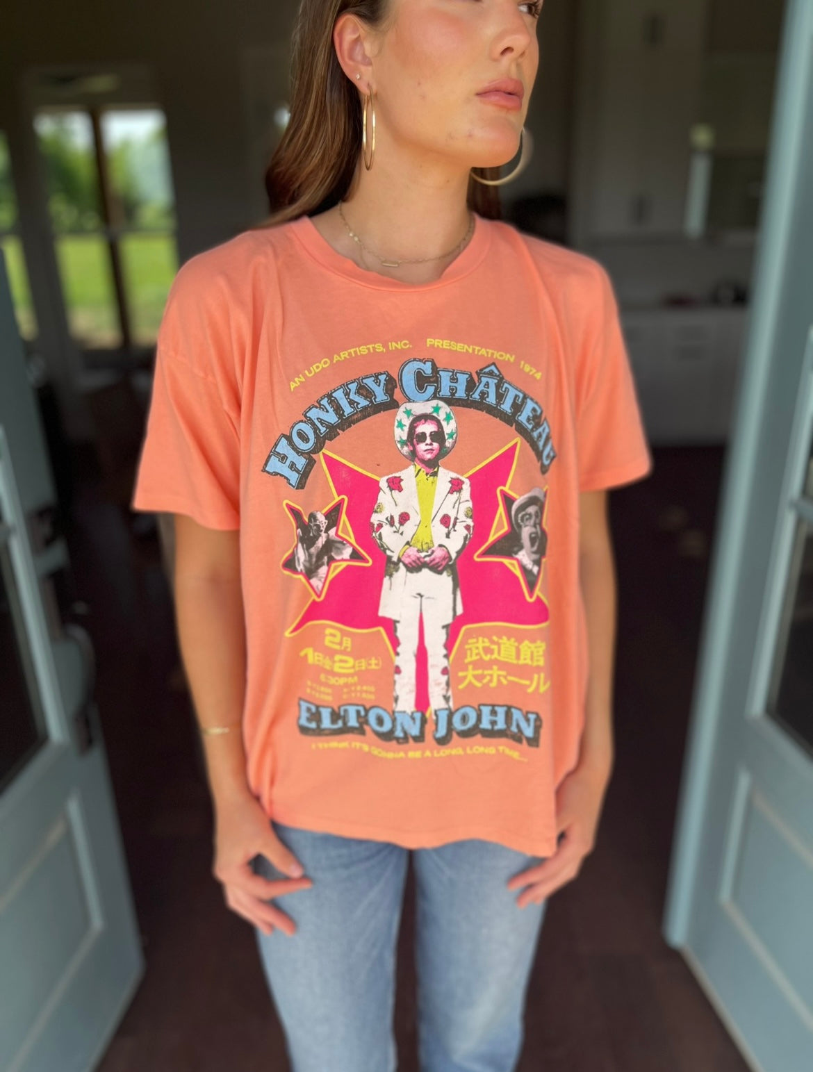 Elton John Honky Chateau Merch tee