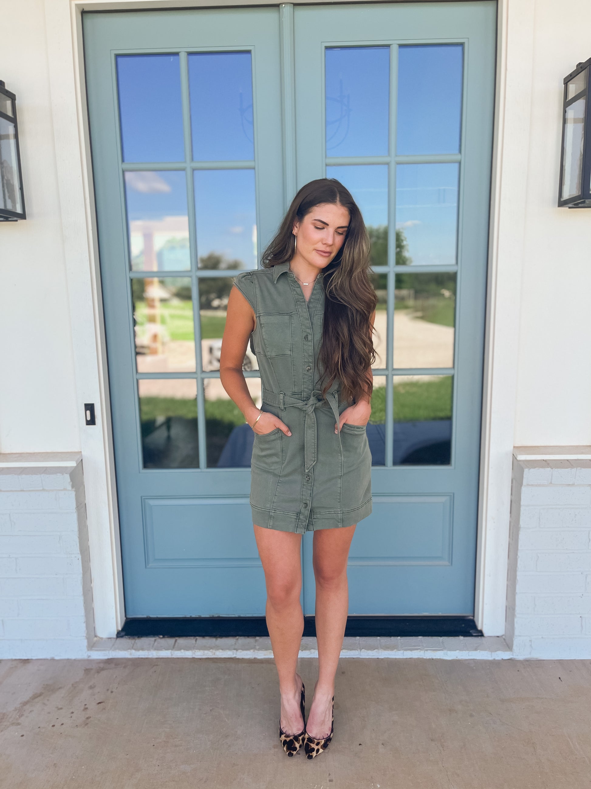 Jaxsyn Dress-Vintage Ivy Green Ever Grace Jaxsyn Dress-Vintage Ivy Green Ever Grace