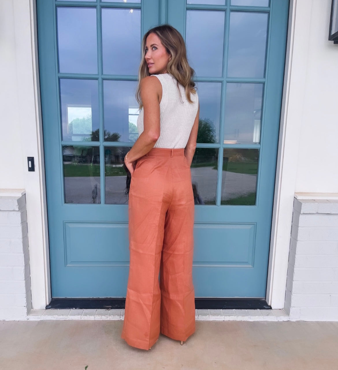 Dylan wide shop leg pant