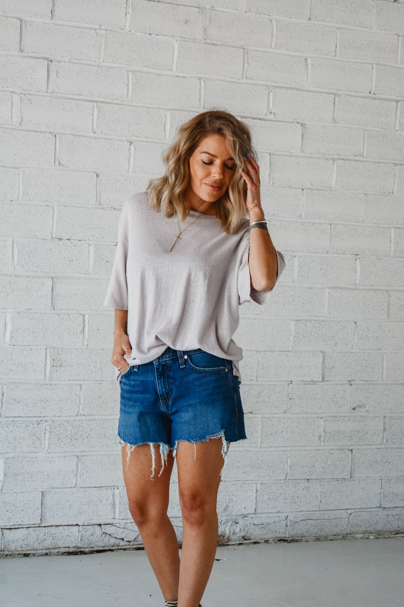 Edie Linen Blend Tee