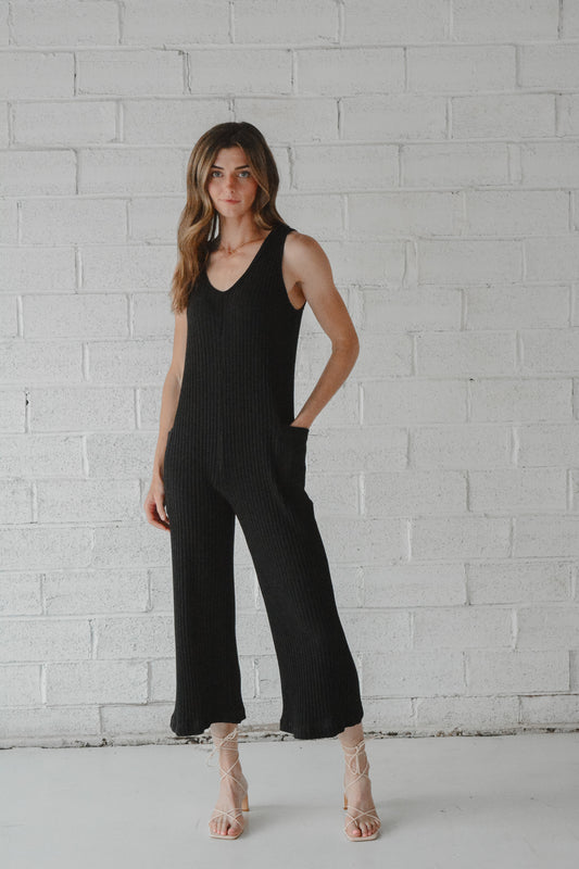 Santa Maria Sweater Rib Jumpsuit